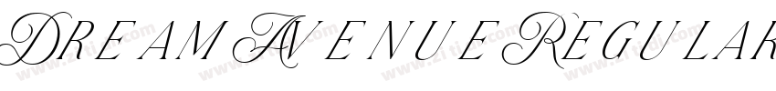 Dream Avenue Regular字体转换